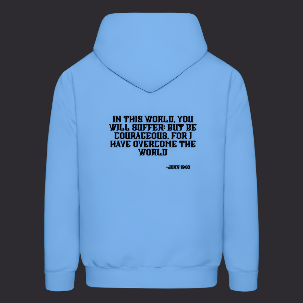 'Be Courageous' Carolina Blue Hoodie Survive Collection - carolina blue