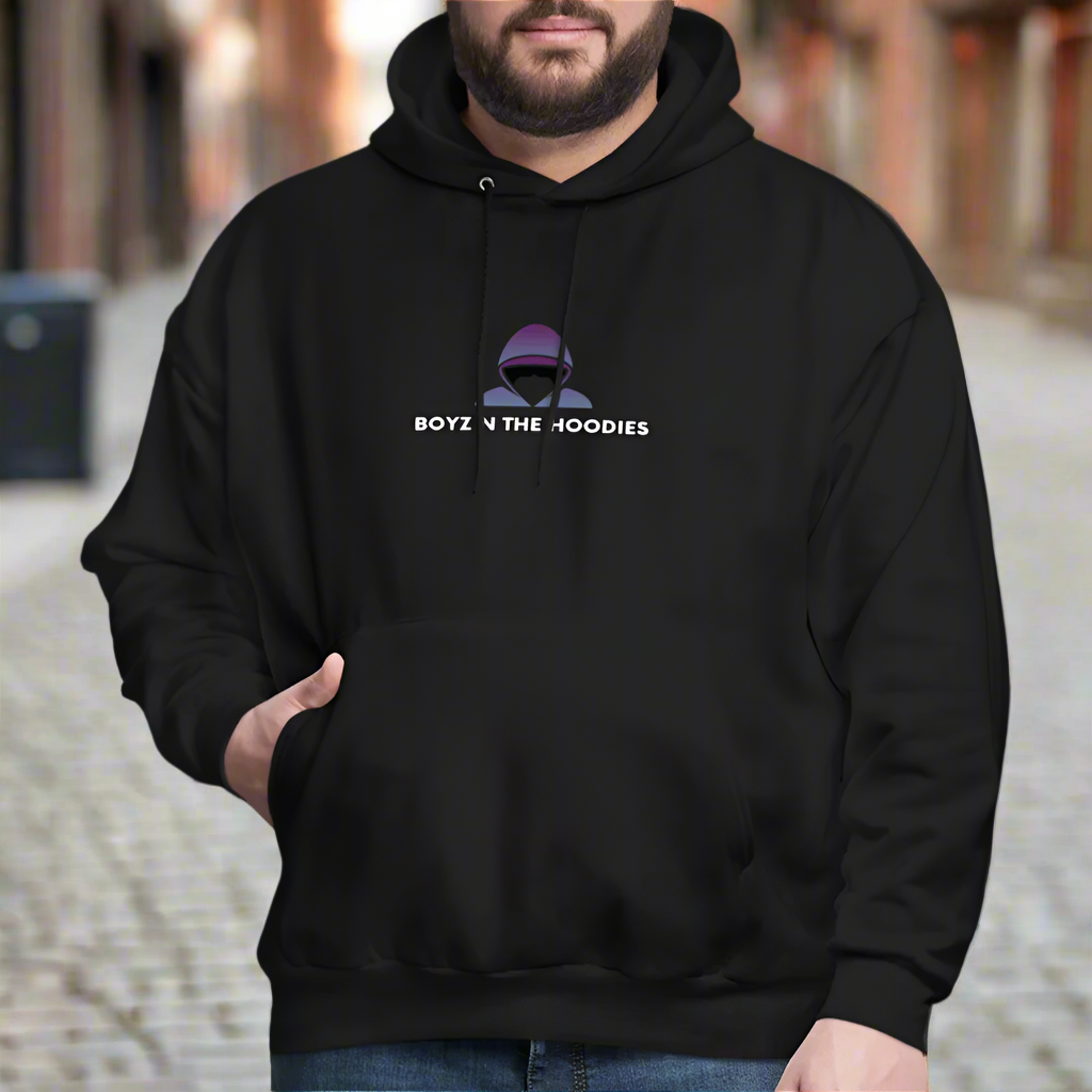 'I will guide you' Classic Black Hoodie Thrive Collection - black