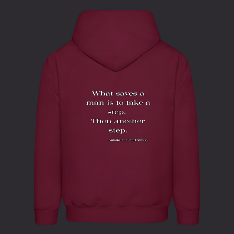 What Saves a Man Hoodie - Burgundy