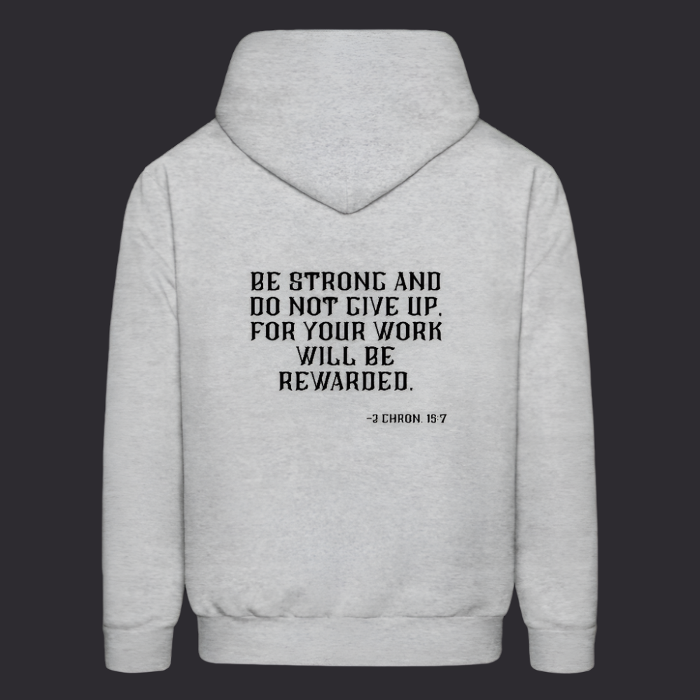 'Be Strong' Classic Gray Hoodie Survive Collection - heather gray