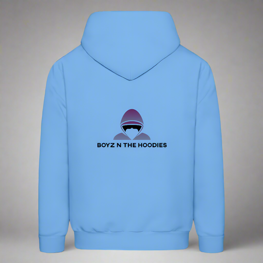 Boyz N The Hoodies Motto Carolina Blue Hoodie with Classic Design - carolina blue