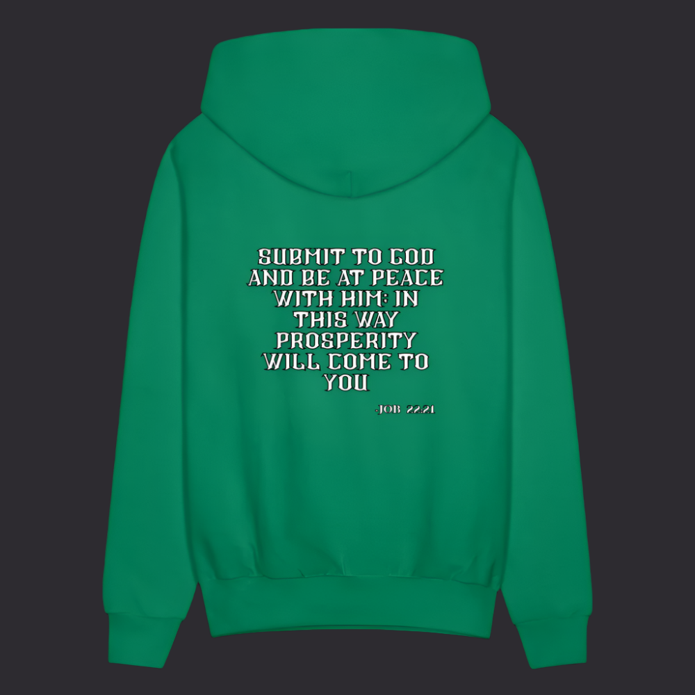'Submit to God' Kelly Green Hoodie Strive Collection - kelly green