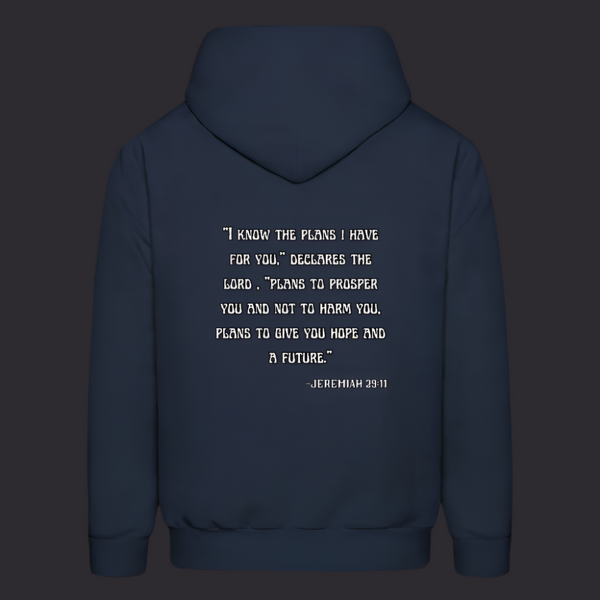 Be Courageous Hoodie - Navy Blue