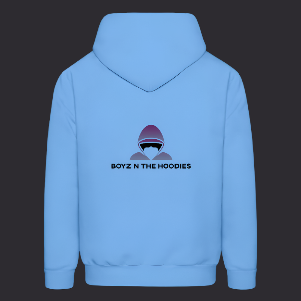 Boyz N The Hoodies Motto Carolina Blue Hoodie with Classic Design - carolina blue