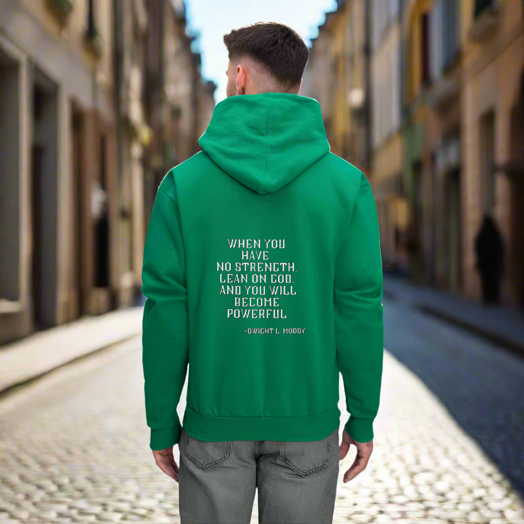 'Lean on God' Kelly Green Hoodies Survive Collection - kelly green