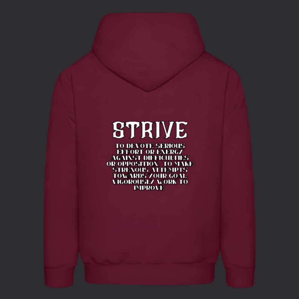 Brndy Boyz N The Hoodies Burgundy Strive Hoodie - burgundy