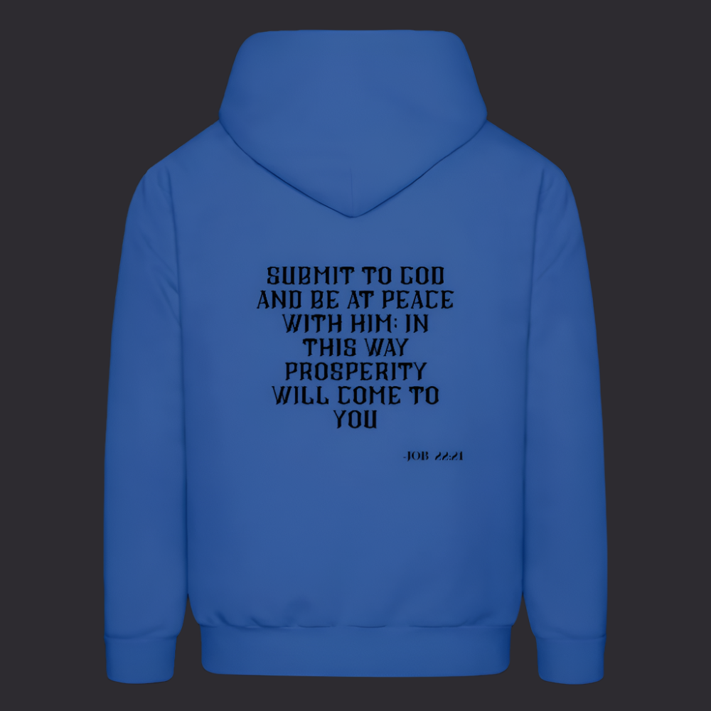 'Submit to God' Royal Blue Hoodie Strive Collection - royal blue