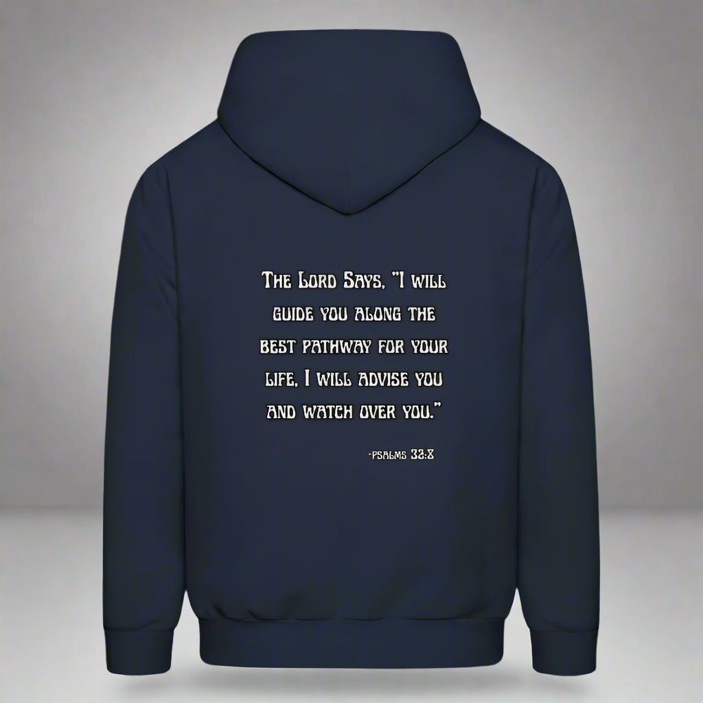 'I will guide you' Navy Blue Hoodie Thrive Collection - navy