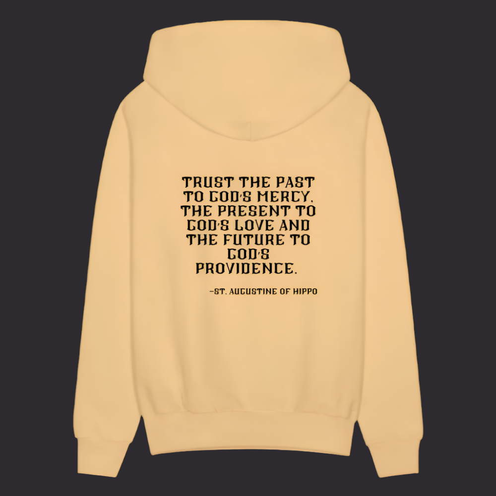 'Trust the Past' Light Gold Hoodie Thrive Collection - light gold 