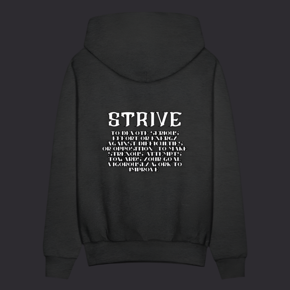 Char Gry Boyz N The Hoodies Charcoal Gray Strive Hoodie - charcoal grey