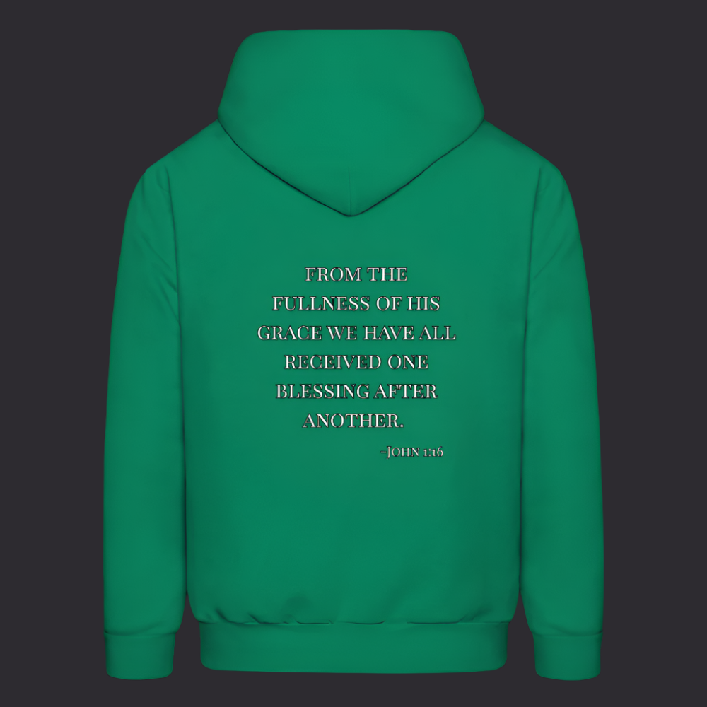 'Fullness of his Grace' Kelly Green Hoodie Thrive Collection - kelly green