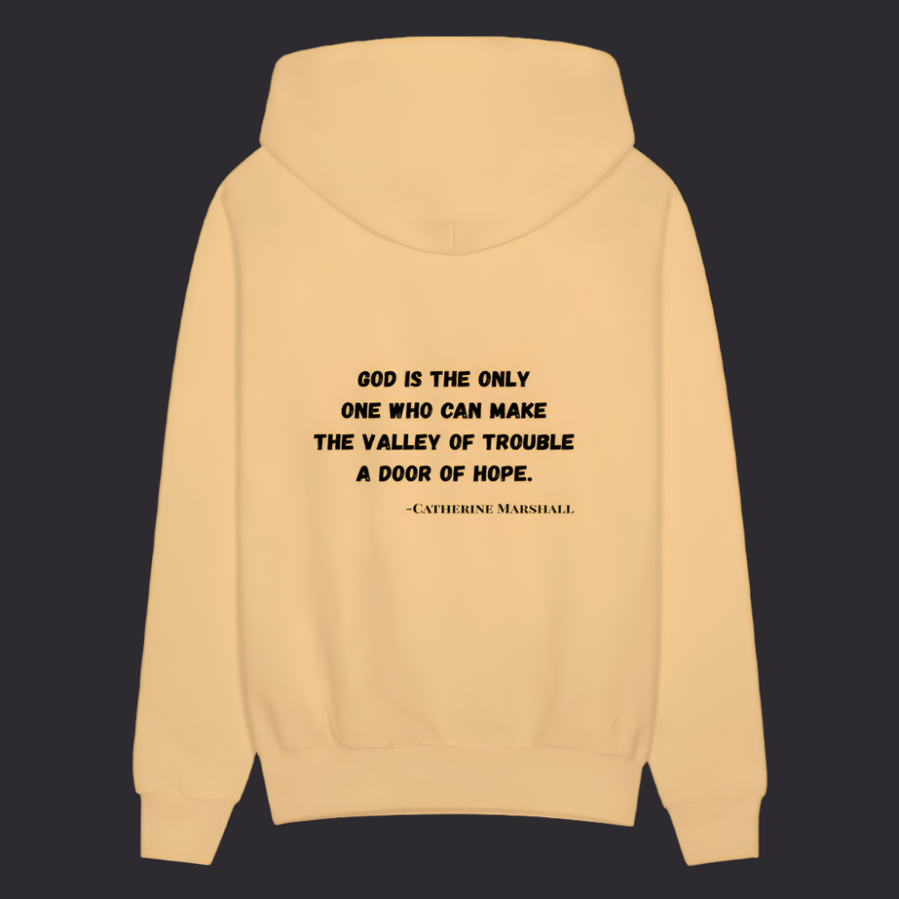 'God is the Only One' Little Gold Hoodies Survive Collection - light gold 