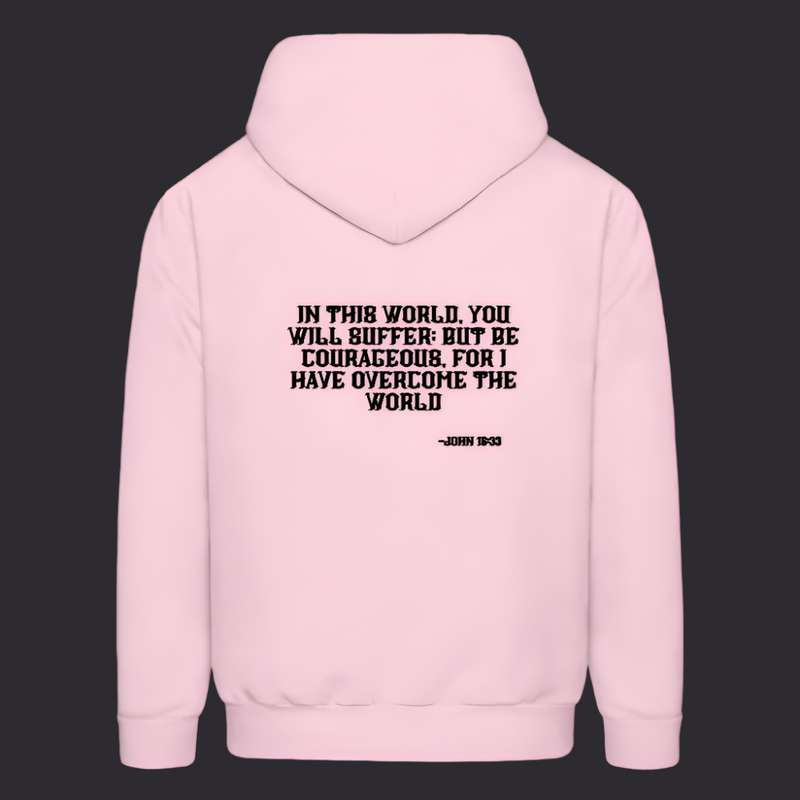 Pink Be Courageous Hoodie