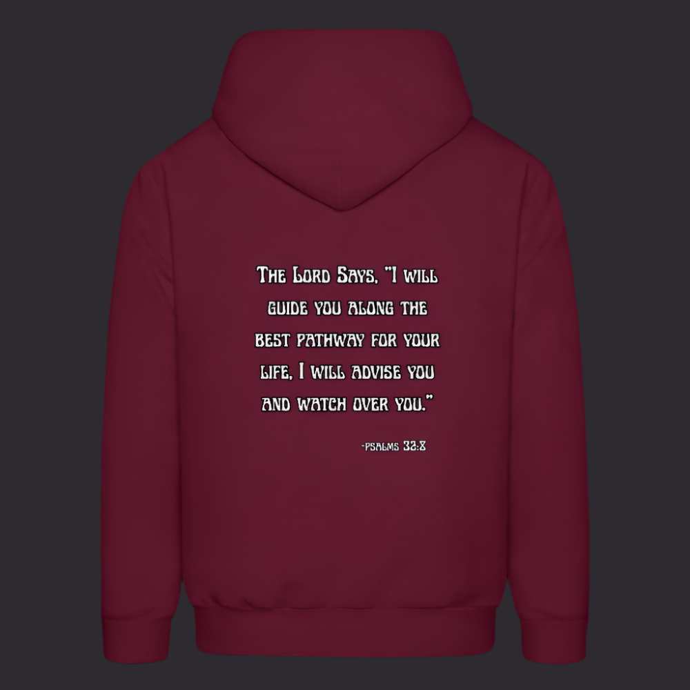 'I will guide you' Burgundy Hoodie Thrive Collection - burgundy