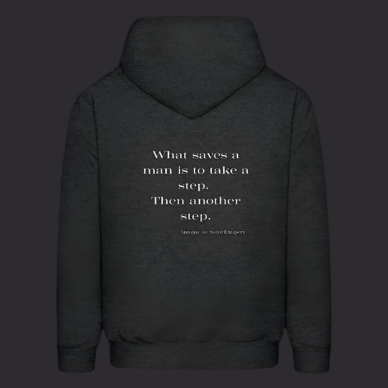 What Saves a Man Hoodie - Charcoal Grey