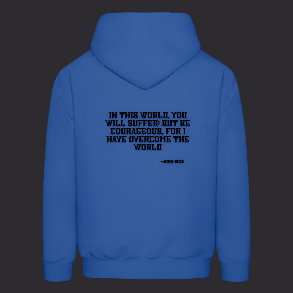 'Be Courageous' Royal Blue Hoodie Survive Collection - royal blue