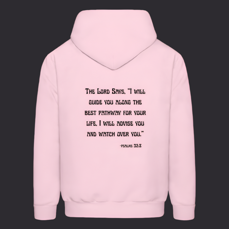 'I will guide you' Hoodies - Pink