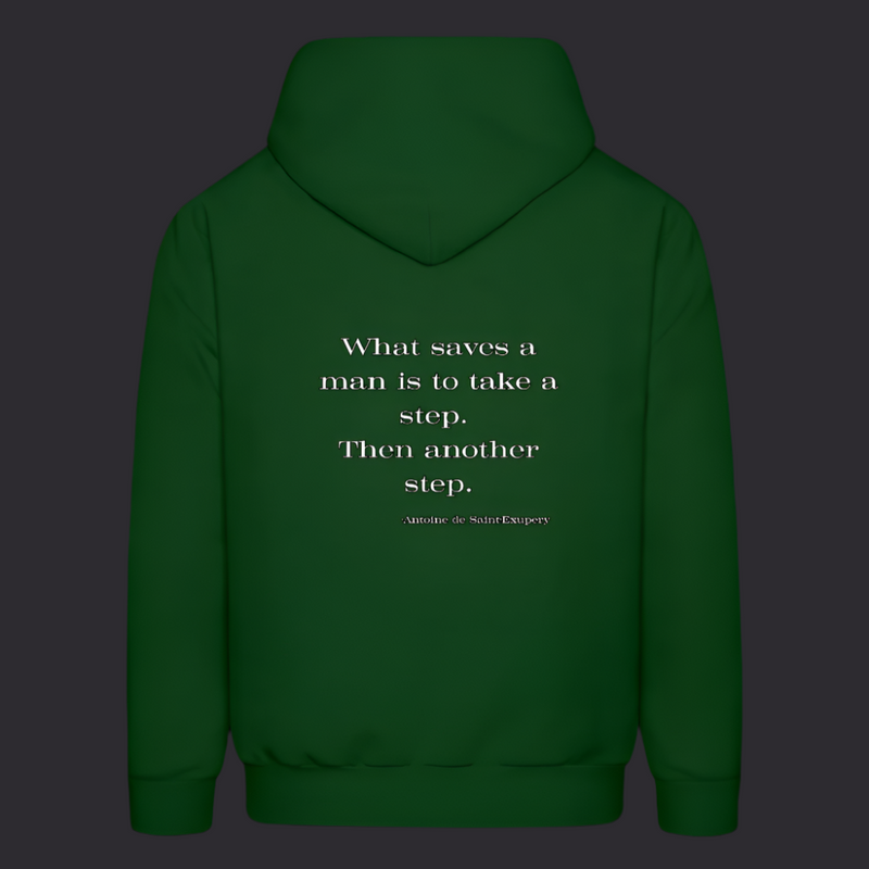 What Saves a Man Hoodie - Forest Green