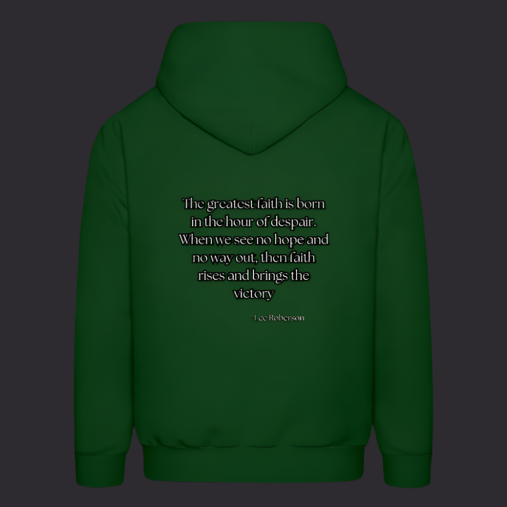 'The Greatest Faith' Forest Green Hoodie Survive Collection - forest green