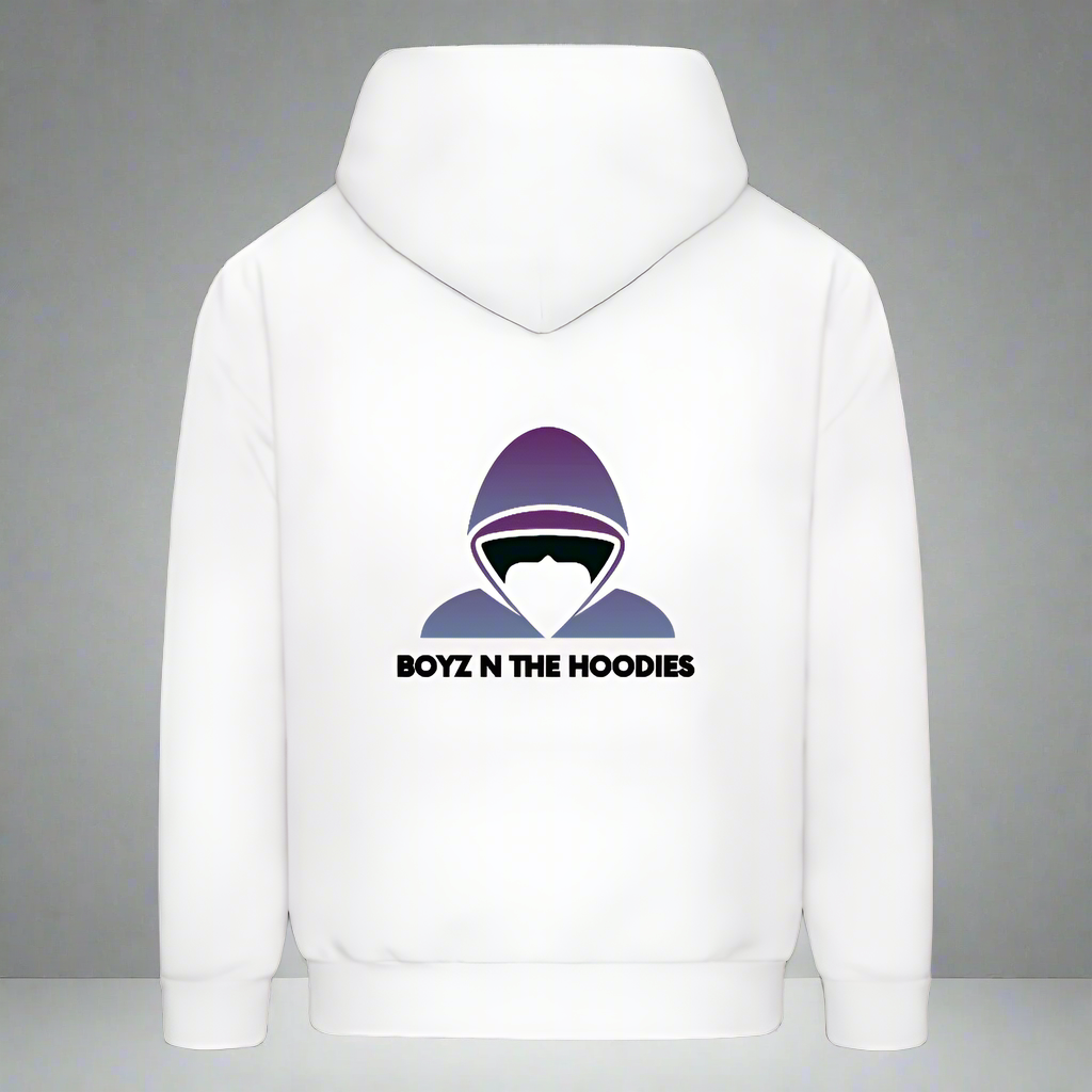 Boyz N The Hoodies Classic Design White Hoodies - white