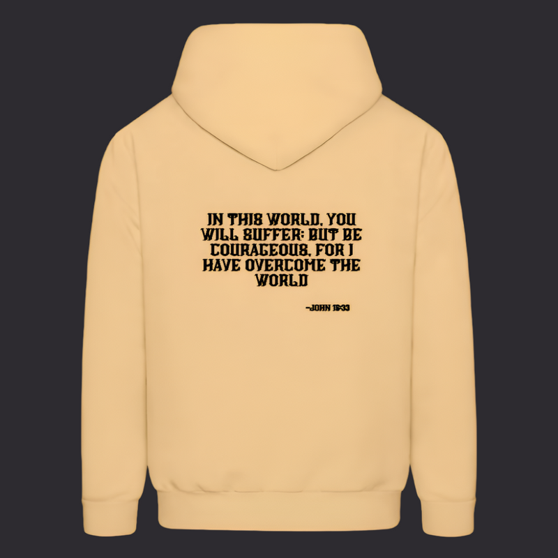 Light Gold Be Courageous Hoodie