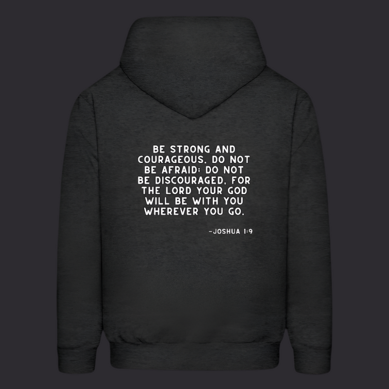 Charcoal Grey Be Courageous Hoodie