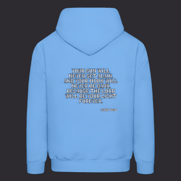 Be Courageous Hoodie - Carolina Blue