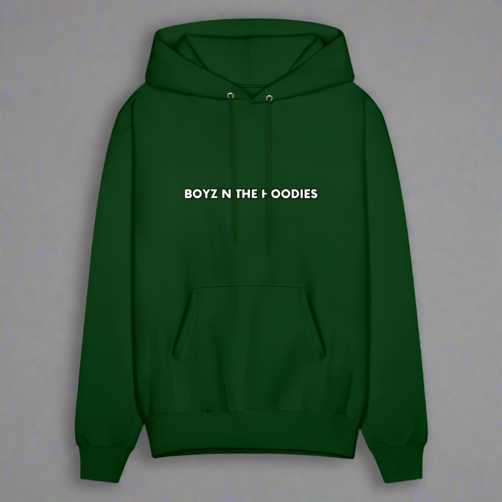Boyz N The Hoodies Classic Design Forest Green Hoodies - forest green
