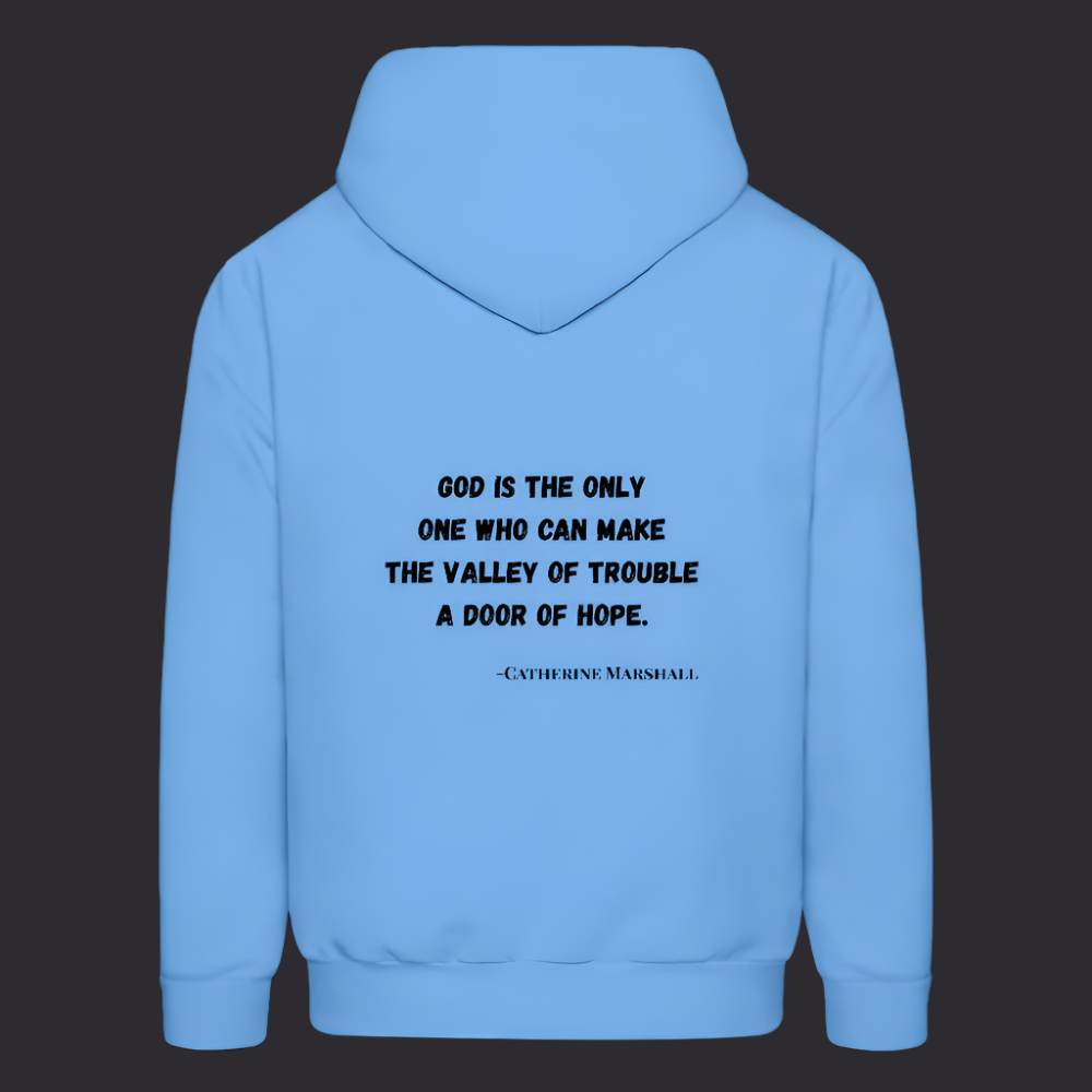 'God is the Only One' Carolina Blue Hoodies Survive Collection - carolina blue