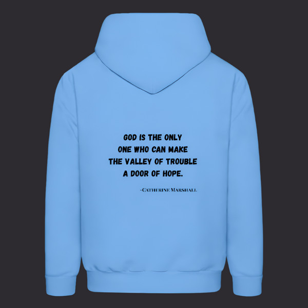 Be Courageous Hoodie - Carolina Blue
