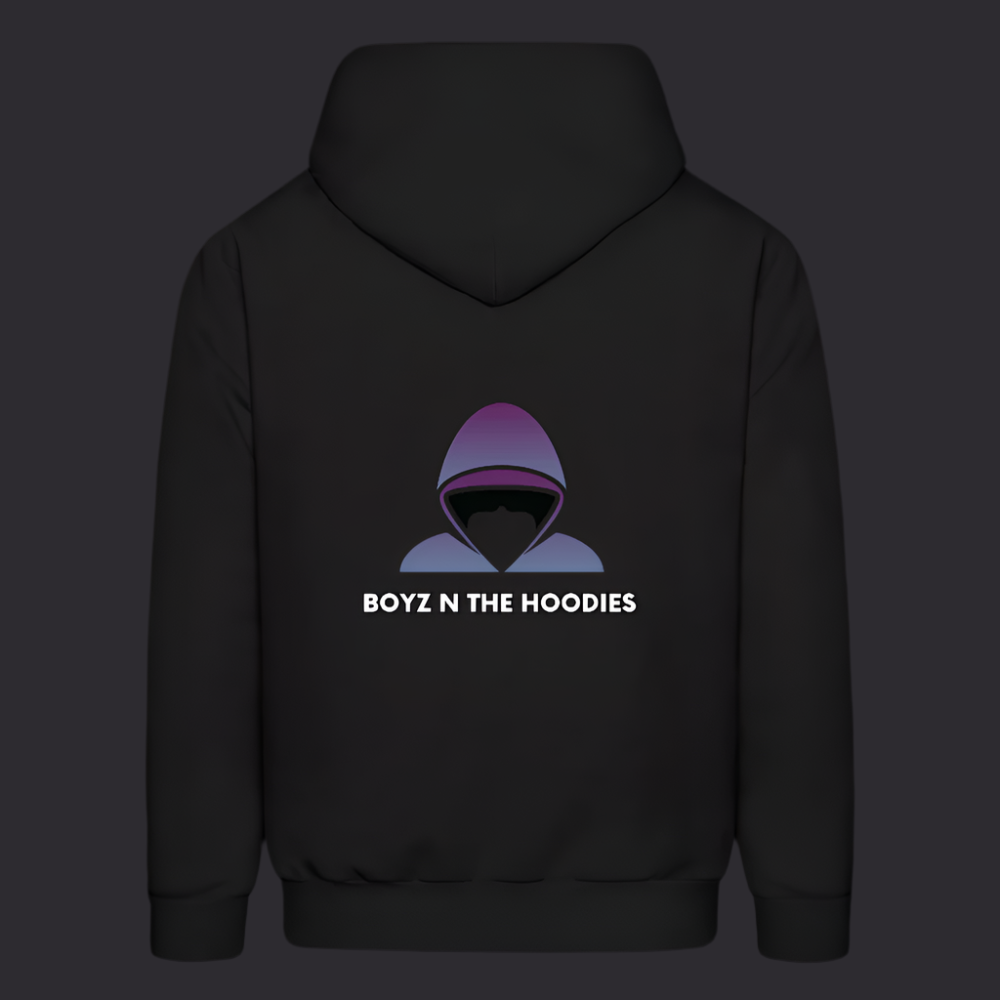 Blck Mtto Boyz N The Hoodies Motto Black Hoodie Classic Design - black