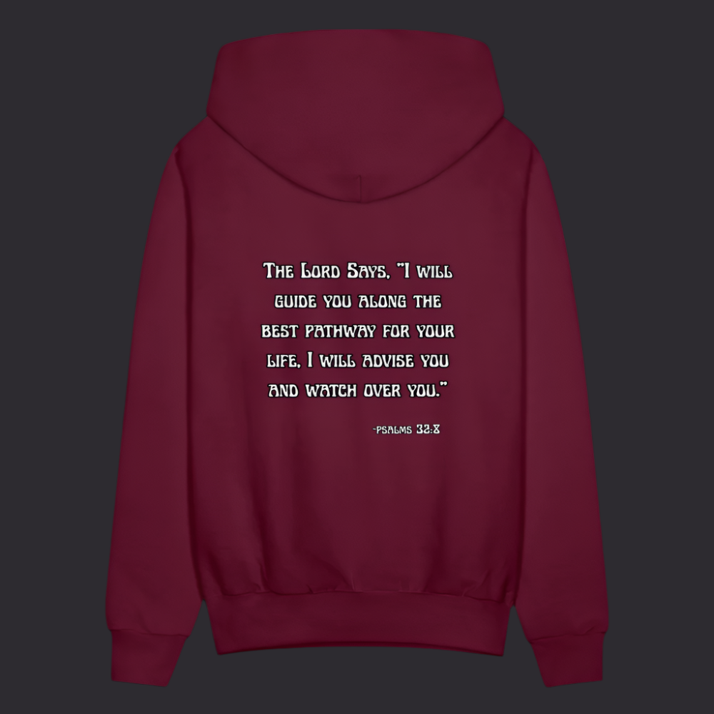 'I will guide you' Burgundy Hoodie Thrive Collection - burgundy
