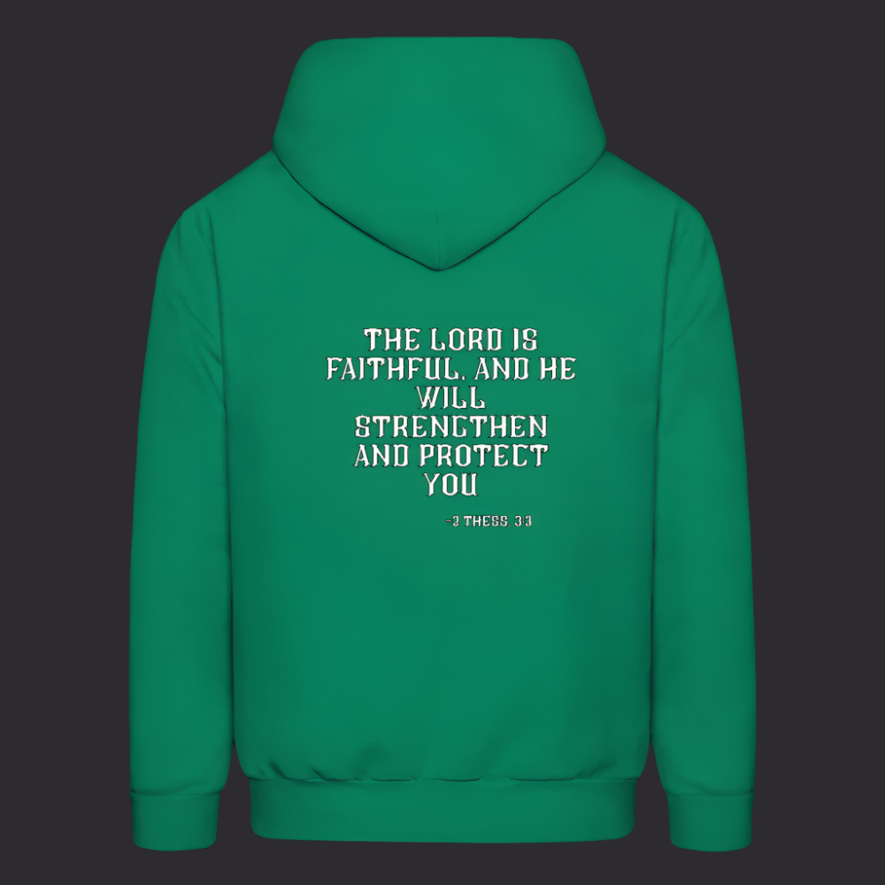 'The Lord Is Faithful' Kelly Green Hoodie Survive Collection - kelly green