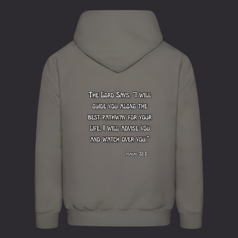 'I will guide you' Hoodies - Asphalt Gray