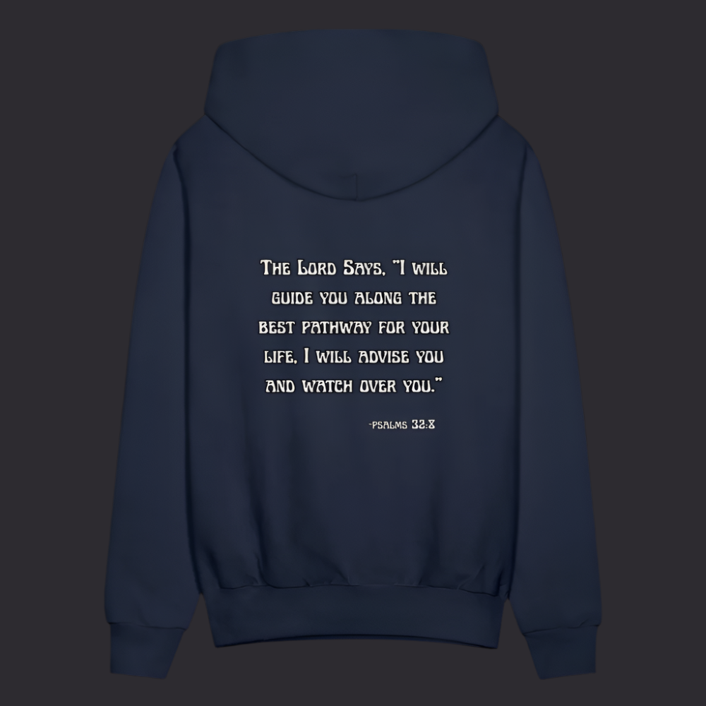 'I will guide you' Navy Blue Hoodie Thrive Collection - navy