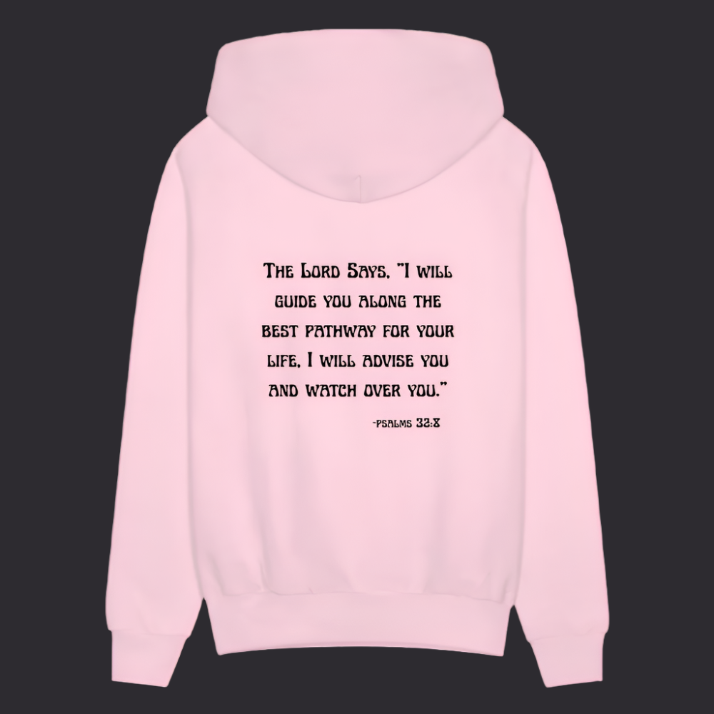 'I will guide you' Pink Hoodie Thrive Collection - pale pink
