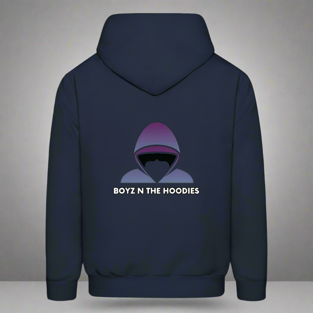 Boyz N The Hoodies Classic Design Navy Blue Hoodies - navy