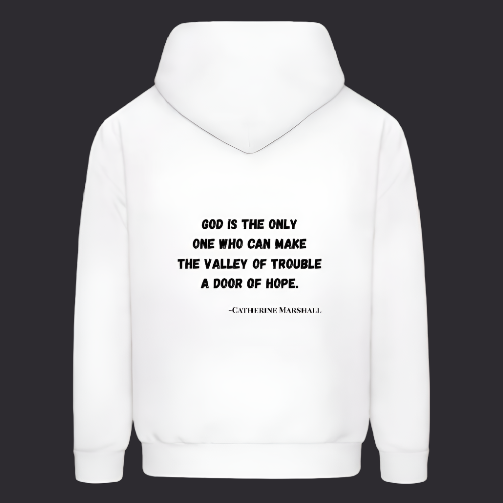 'God is the Only One' Hoodie White Hoodies Survive Collection - white