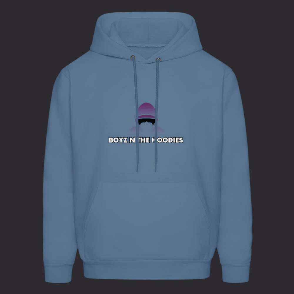 'Be Strong and Courageous' Denim Blue Hoodie Strive Collection - denim blue