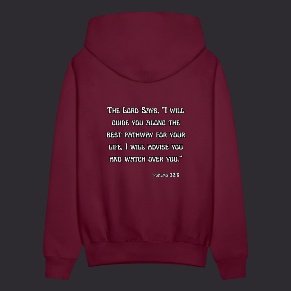 'I will guide you' Burgundy Hoodie Thrive Collection - burgundy