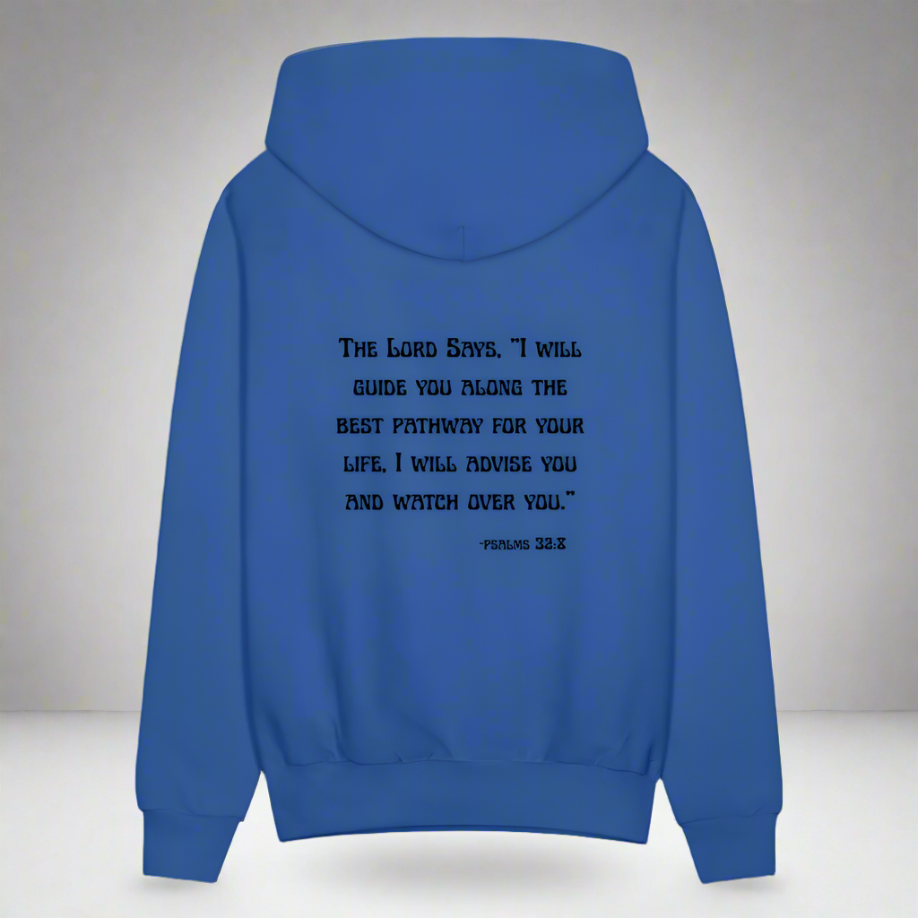 'I will guide you' Royal Blue Hoodie Thrive Collection - royal blue