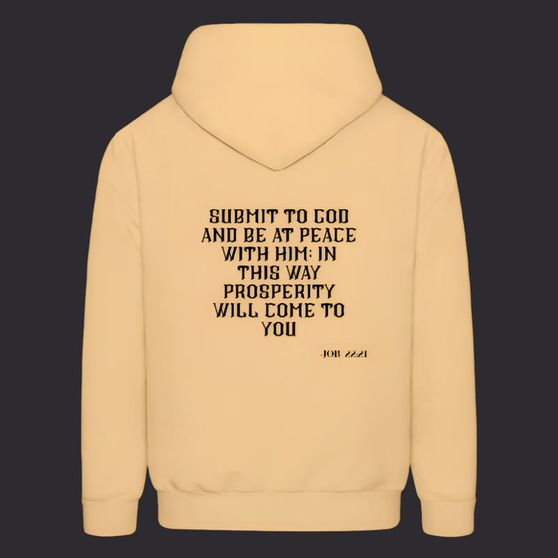 Submit to God Hoodies - Light Gold