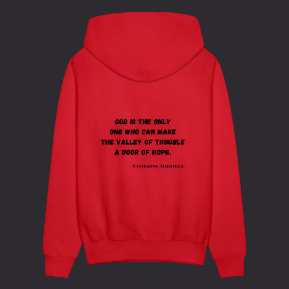'God is the Only One' Classic Red Hoodies Survive Collection - red