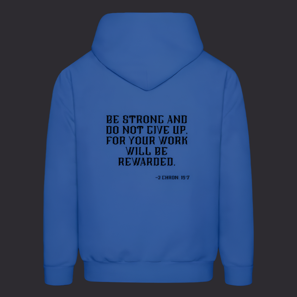 'Be Strong' Royal Blue Hoodie Survive Collection - royal blue