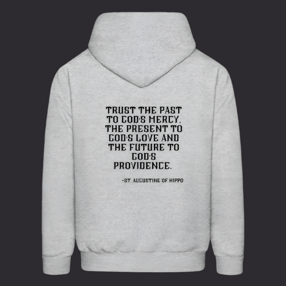 'Trust the Past' Classic Gray Hoodie Thrive Collection - heather gray