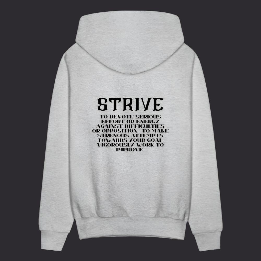 Class Gry Boyz N The Hoodies Classic Gray Strive Hoodie - heather gray