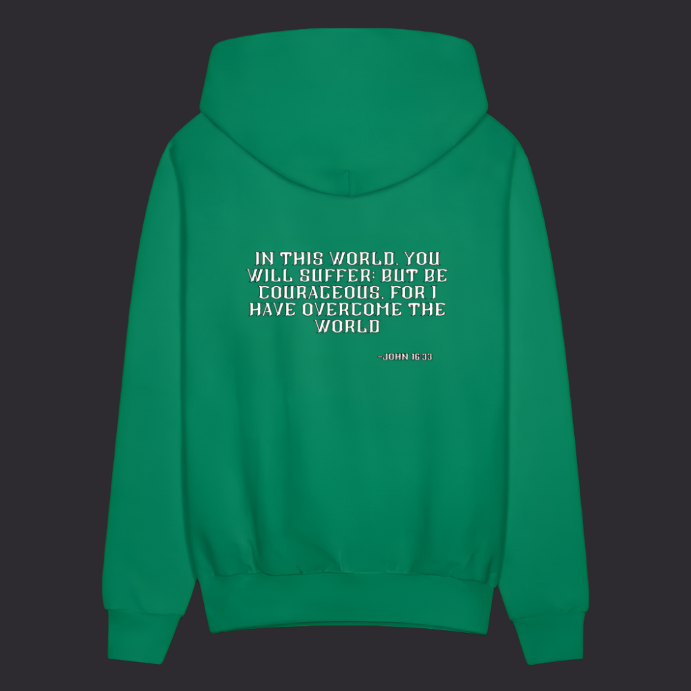 'Be Courageous' Kelly Green Hoodie Survive Collection - kelly green
