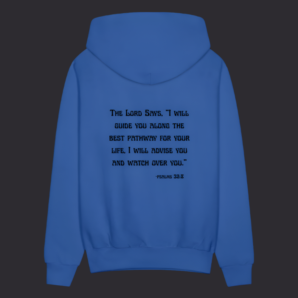 'I will guide you' Royal Blue Hoodie Thrive Collection - royal blue