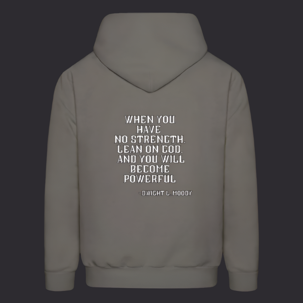 'Lean on God' Asphalt Gray Hoodies Survive Collection - asphalt gray