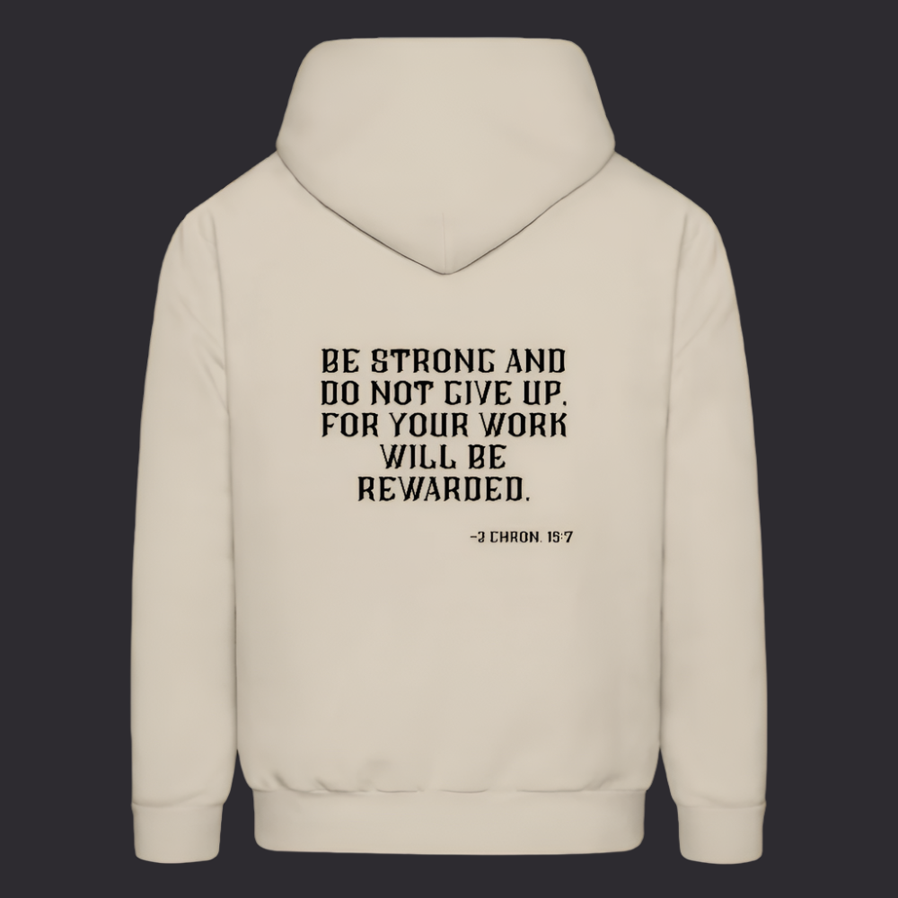 'Be Strong' Sand Color Hoodie Survive Collection - Sand